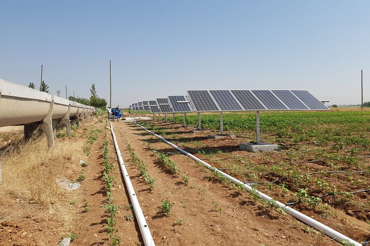 Drip irrigation with PV