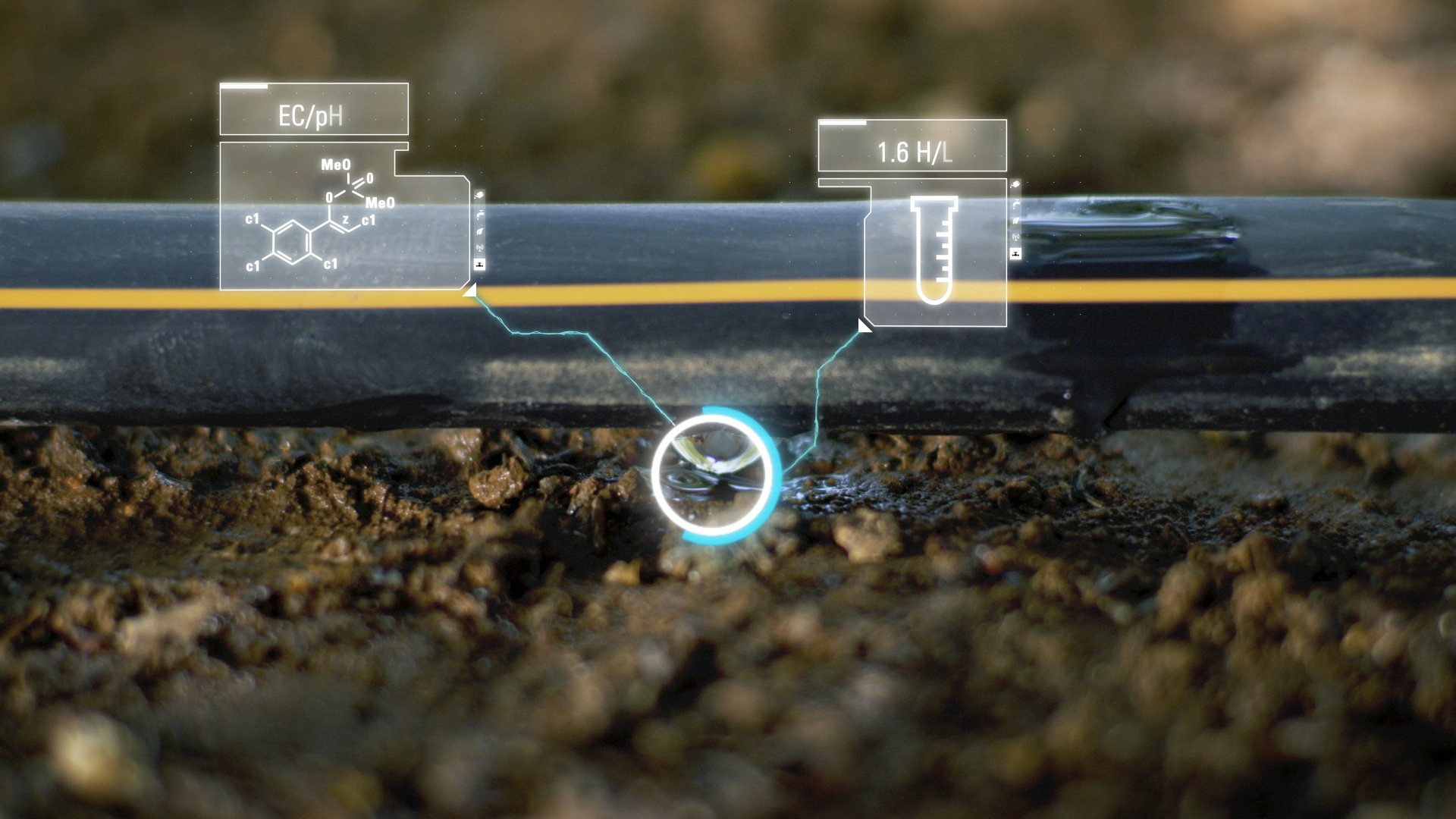 Irrigation system sensors