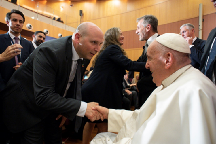 Netafim CEO meets Pope